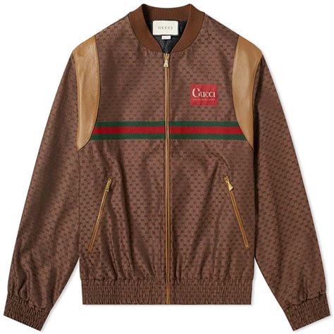 gucci bird varsity jacket|Gucci zip up jacket.